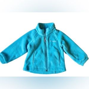 Columbia Baby Girls Full Front Zip Fleece Jacket- Size 24M